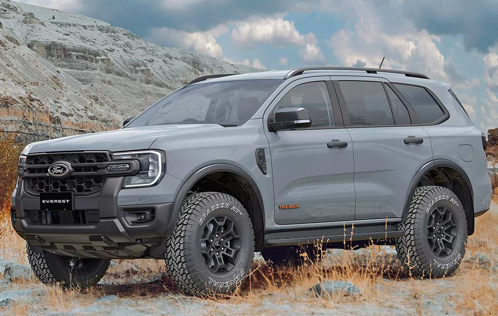 Ford Everest получил оффроад-модификацию Tremor в стиле Ranger Raptor