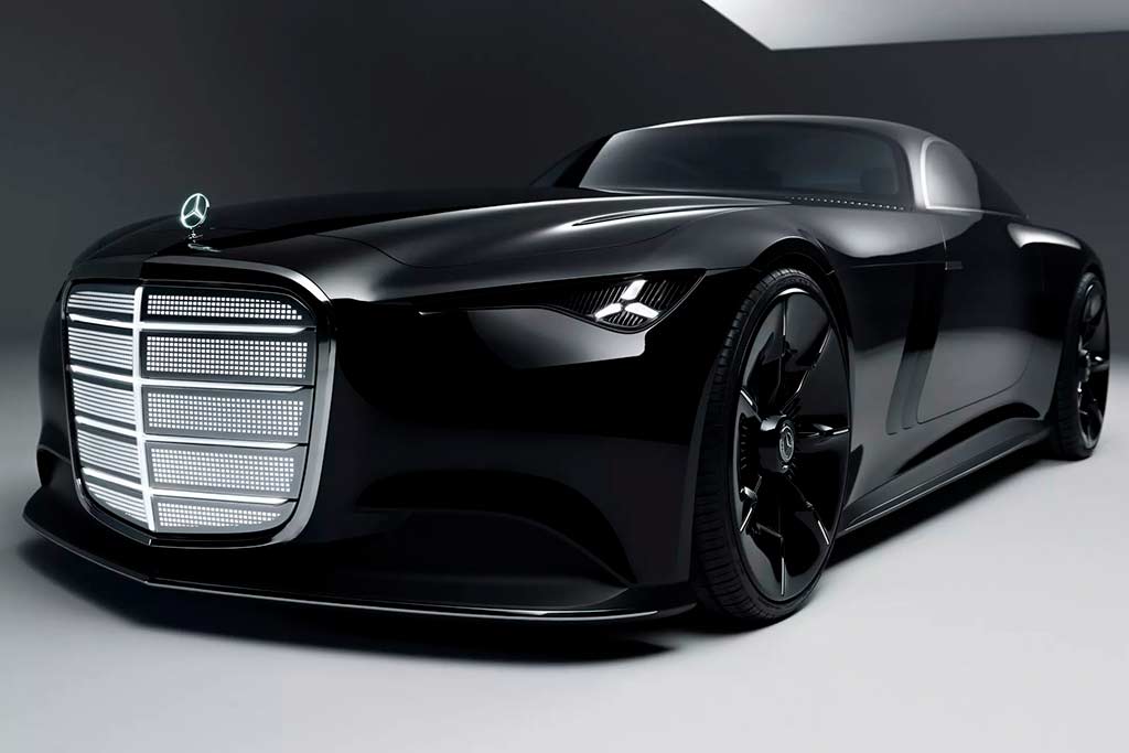 Концептуальный Mercedes-Benz Vision Iconic: винтажный стиль и кузов из солнечных батарей